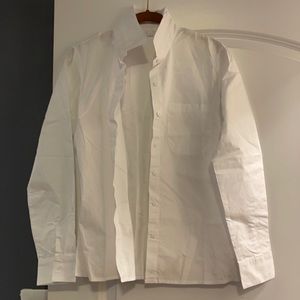Large White Button Down Shirt nwot from boutique